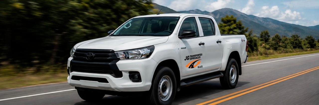 Camioneta 4x4 Platón Hilux JG Transportes
